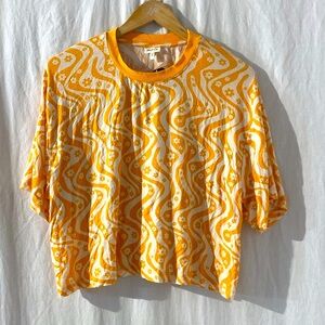 NWT SELF ESTEEM BOX CROP SHIRT